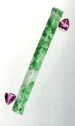 Stabnadeln mit Stein