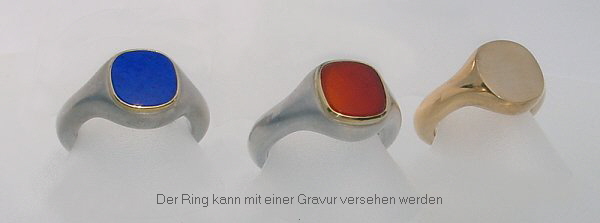 Der Ring kann mit einer Gravur versehen werden
.